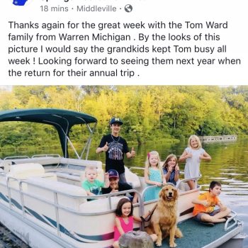 Tom Ward family from Warren Michigan.